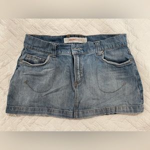 Denim Mini Skirt